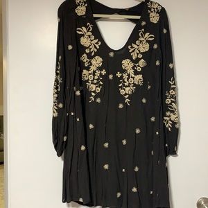 Free people embroidered tunic/dress